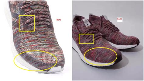 adidas ultra boost fake vs real|real vs fake Adidas.